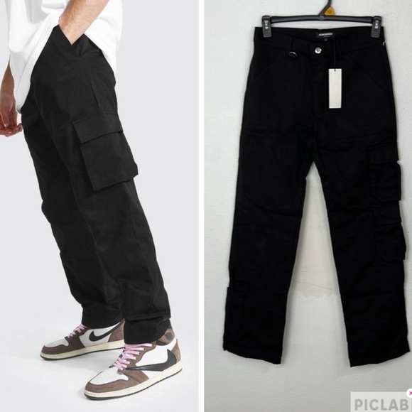 Renowned NWT Black Cargo Pants - Picture 7 of 7